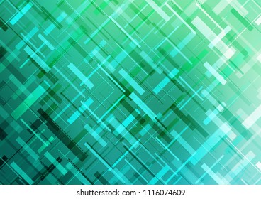 Light Green vector texture with colored lines. Glitter abstract illustration with colored sticks. The pattern can be used for websites.