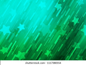 Light Green vector texture with colored lines. Lines on blurred abstract background with gradient. The pattern can be used for websites.