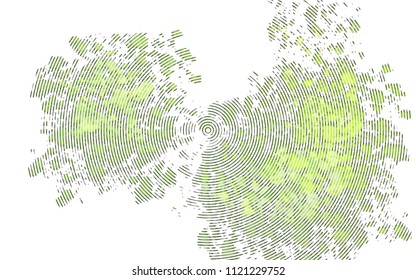 Light Green vector texture with colored lines. Decorative shining illustration with lines on abstract template. The pattern can be used for websites.