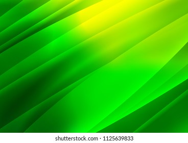 Light Green vector texture with colored lines. Shining colored illustration with narrow lines. The pattern can be used as ads, poster, banner for commercial.