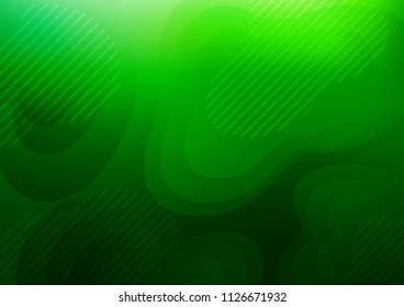 Light Green vector texture with colored lines. Blurred decorative design in simple style with lines. The pattern can be used for websites.