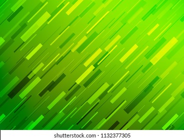 Light Green vector texture with colored lines. Glitter abstract illustration with colored sticks. The pattern can be used as ads, poster, banner for commercial.