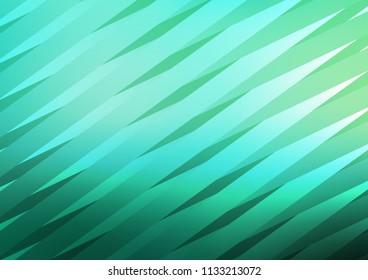 Light Green vector texture with colored lines. Blurred decorative design in simple style with lines. The pattern can be used for websites.