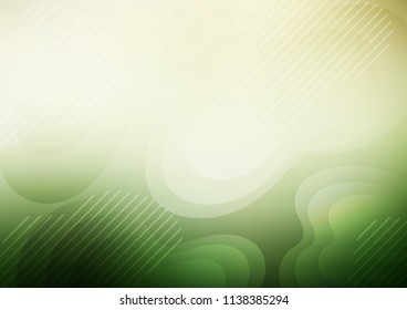 Light Green vector texture with colored lines. Modern geometrical abstract illustration with staves. The template can be used as a background.