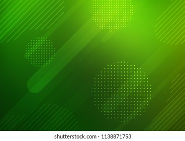 Light Green vector texture with colored capsules, dots. Modern geometrical abstract illustration with sticks, dots. The template can be used as a background.