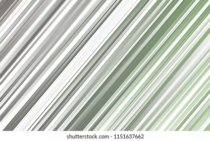 Light Green vector texture with colored lines. Modern geometrical abstract illustration with staves. Smart design for your business advert.