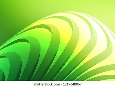 Light Green vector texture with colored lines. Decorative shining illustration with lines on abstract template. Best design for your ad, poster, banner.