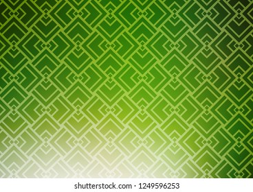Light Green vector texture with colored lines. Shining colored illustration with narrow lines. Pattern for business booklets, leaflets.