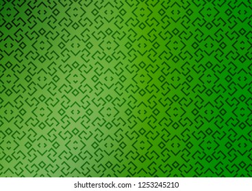 Light Green vector texture with colored lines. Modern geometrical abstract illustration with staves. Smart design for your business advert.