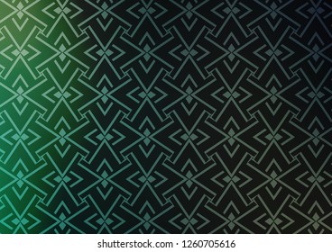 Light Green vector texture with colored lines. Shining illustration with lines on abstract template. Smart design for your business advert.