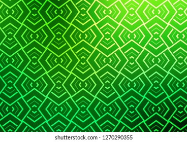 Light Green vector texture with colored lines. Lines on blurred abstract background with gradient. Best design for your ad, poster, banner.