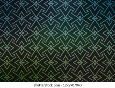 Light Green vector texture with colored lines. Lines on blurred abstract background with gradient. Pattern for business booklets, leaflets.