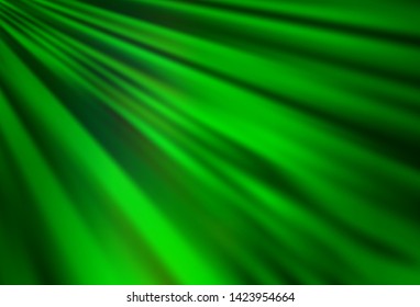 Light Green vector texture with colored lines. Decorative shining illustration with lines on abstract template. Smart design for your business advert.