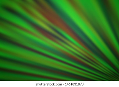 Light Green vector texture with colored lines. Decorative shining illustration with lines on abstract template. Pattern for websites, landing pages.