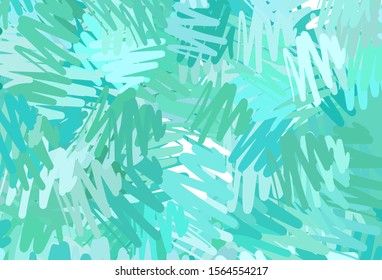Light Green vector texture with colored lines. Lines on blurred abstract background with gradient. Pattern for ad, booklets, leaflets.