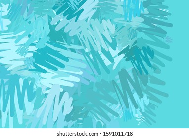 Light Green vector texture with colored lines. Shining colored illustration with sharp stripes. Pattern for ad, booklets, leaflets.