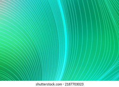 Light Green vector texture with colored lines. Modern geometrical abstract illustration with Lines. Best design for your ad, poster, banner.