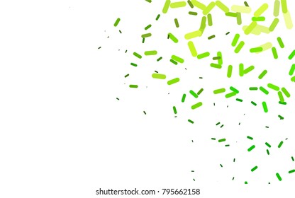 Light Green vector texture with colored capsules. Blurred decorative design in simple style with lines. Smart design for your business advert.