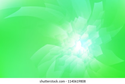 Light Green vector texture with colorful hexagons. Illustration with set of colorful hexagons. New design for website's poster, banner.
