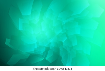 Light Green vector texture with colorful hexagons. White background with colorful hexagons. Pattern can be used for landing pages.