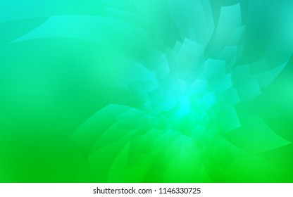 Light Green vector texture with colorful hexagons. Glitter abstract illustration in hexagonal style. Pattern can be used for landing pages.