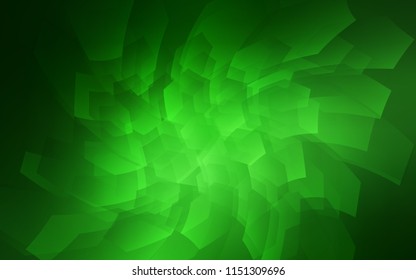 Light Green vector texture with colorful hexagons. Colorful hexagons on white backdrop. New template for your brand book.