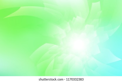 Light Green vector texture with colorful hexagons. Illustration with set of colorful hexagons. New design for website's poster, banner.
