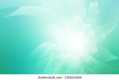 Light Green vector texture with colorful hexagons. White background with colorful hexagons. Pattern can for your ad, booklets.