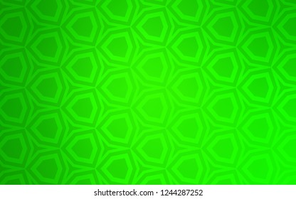 Light Green vector texture with colorful hexagons. Design in abstract style with hexagons. Pattern for texture of wallpapers.