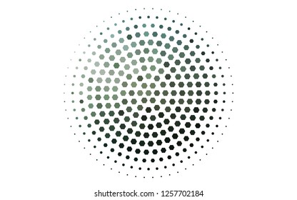 Light Green vector texture with colorful hexagons. Design in abstract style with hexagons. Pattern can be used for landing pages.