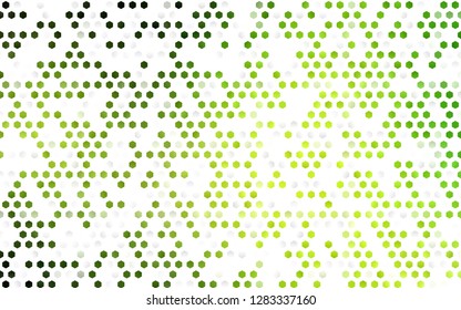 Light Green vector texture with colorful hexagons. Illustration with set of colorful hexagons. Pattern can for your ad, booklets.