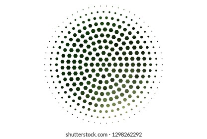 Light Green vector texture with colorful hexagons. Illustration of colored hexagons on white surface. Pattern for texture of wallpapers.