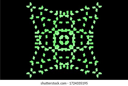 Light Green vector texture with colorful lines. Modern geometrical abstract illustration with staves. Pattern for business booklets, leaflets.