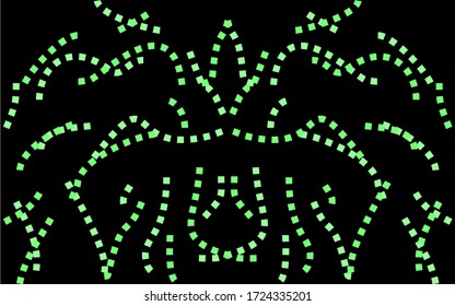 Light Green vector texture with colorful lines. Modern geometrical abstract illustration with staves. Pattern for business booklets, leaflets.