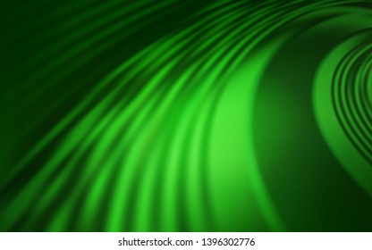 Light Green vector texture with curved lines. A sample with colorful lines, shapes. Brand new design for your ads, poster, banner.
