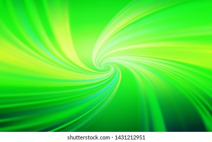 Light Green vector texture with curved lines. Colorful illustration in simple style with gradient. Pattern for your business design.