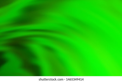 Light Green vector texture with curved lines. Glitter abstract illustration with wry lines. Abstract style for your business design.