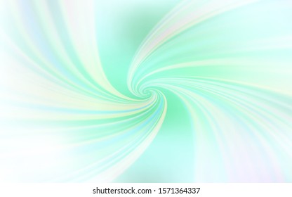 Light Green vector texture with curved lines. Glitter abstract illustration with wry lines. The best colorful design for your business.