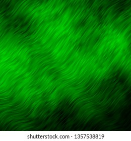 Light Green vector texture with curves. Colorful illustration with curved lines. Design for your business promotion.