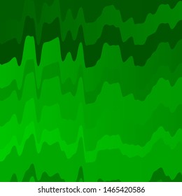 Light Green vector texture with curves. Illustration in abstract style with gradient curved.  Pattern for websites, landing pages.