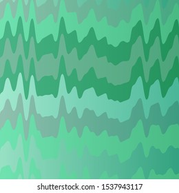 Light Green vector texture with curves. Colorful illustration with curved lines. Pattern for websites, landing pages.