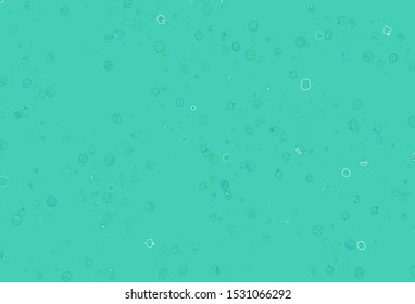 Light Green vector texture with delicious snacks. Abstract background with colorful Fast Food illustrations. Pattern for ad, booklets, leaflets of restaurants.