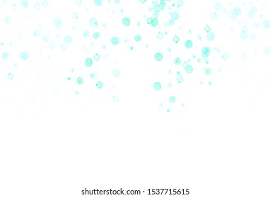 Light Green vector texture with delicious snacks. Glitter abstract sketch with gourmet food. Pattern for ad, booklets, leaflets of restaurants.