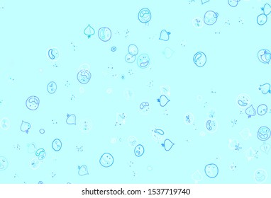 Light Green vector texture with delicious snacks. Glitter abstract sketch with gourmet food. Pattern for ads of breakfast, lunch, dinner.