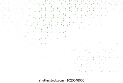 Light Green vector texture with Digit characters. Abstract illustration with colored algebra signs. The pattern can be used for school, grammar websites.