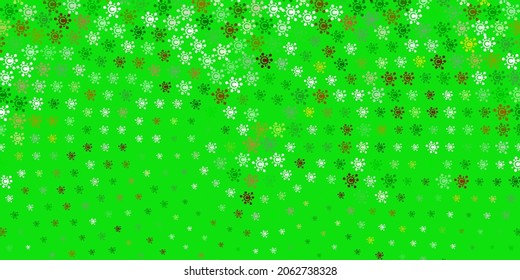 Light Green vector texture with disease symbols. Colorful abstract illustration with gradient medical shapes. Simple design against epidemic information.