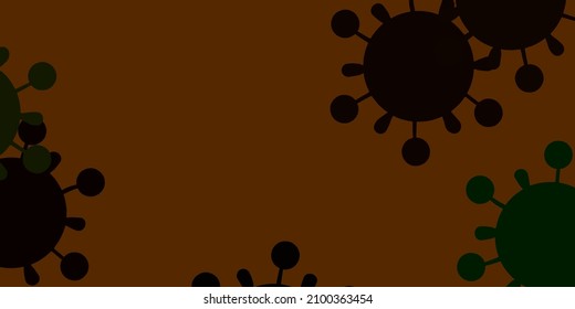 Textura vectorial verde claro con símbolos de la enfermedad. Ilustración inteligente con signos cómodos en estilo decorativo. Mejor diseño para eventos de cuarentena.