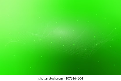 Light Green vector texture with disks. Beautiful colored illustration with blurred circles in nature style. New design for ad, poster, banner of your website.