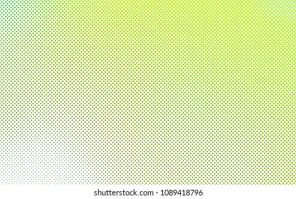 Light Green vector  texture with disks. Beautiful colored illustration with blurred circles in nature style. Completely new template for your brand book.