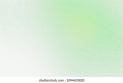 Light Green vector  texture with disks. Beautiful colored illustration with blurred circles in nature style. The pattern can be used for ads, leaflets of liquid.